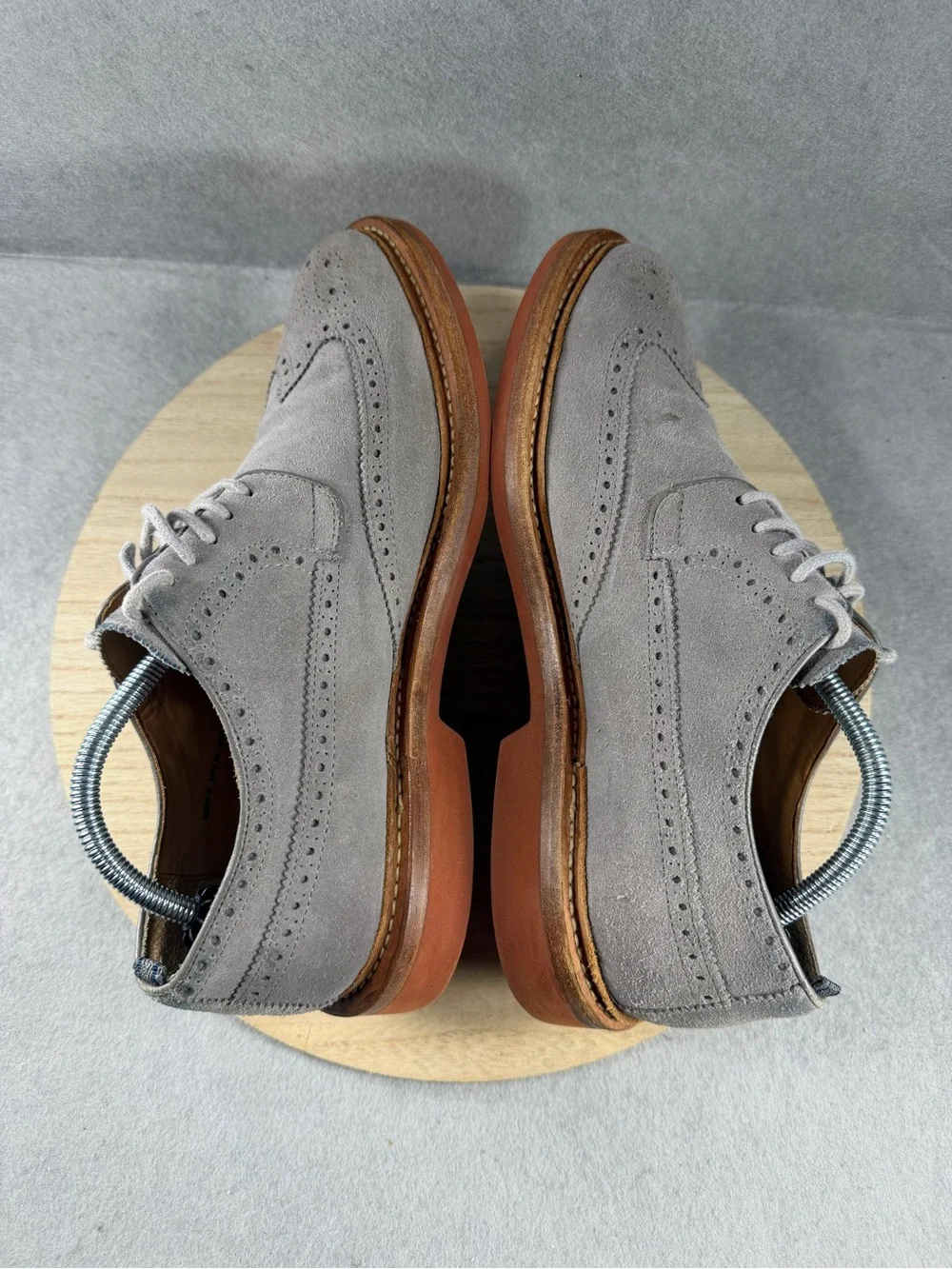 Cole Haan x Todd Snyder Suede Wingtip Shoes C14253 Men's Size 10.5 M